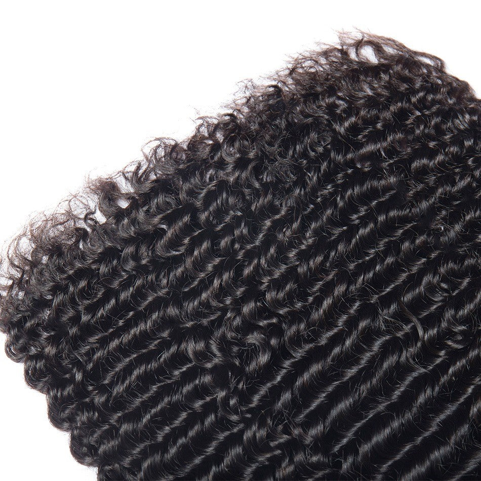 10A Grade 1/3/4 Deep Wave Brazilian Human Hair Bundles - GlamAura