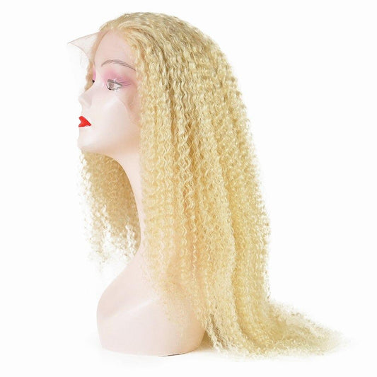 Beumax 200% Density 613 Blonde 13x4 Lace Frontal 13x6 Brazilian Curly - GlamAura
