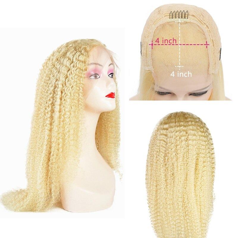 Beumax 200% Density 613 Blonde 13x4 Lace Frontal 13x6 Brazilian Curly - GlamAura