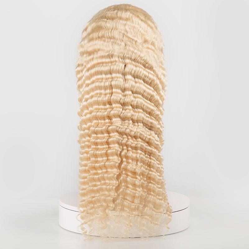 Deep Wave 613 Transparent Lace 13x4 Frontal Wig 4x4 Closure Wig 13x6x1 - GlamAura