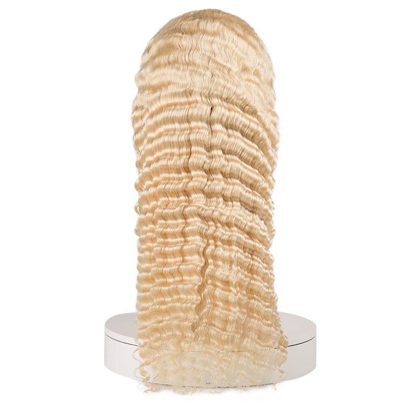 Deep Wave 613 Transparent Lace 13x4 Frontal Wig 4x4 Closure Wig 13x6x1 - GlamAura