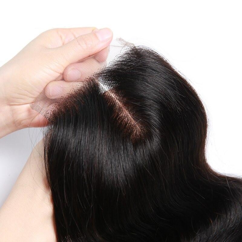 10A Grade Straight 4x4 Brazilian  5x5 Lace 6x6 Closure Remy Human Hair - GlamAura